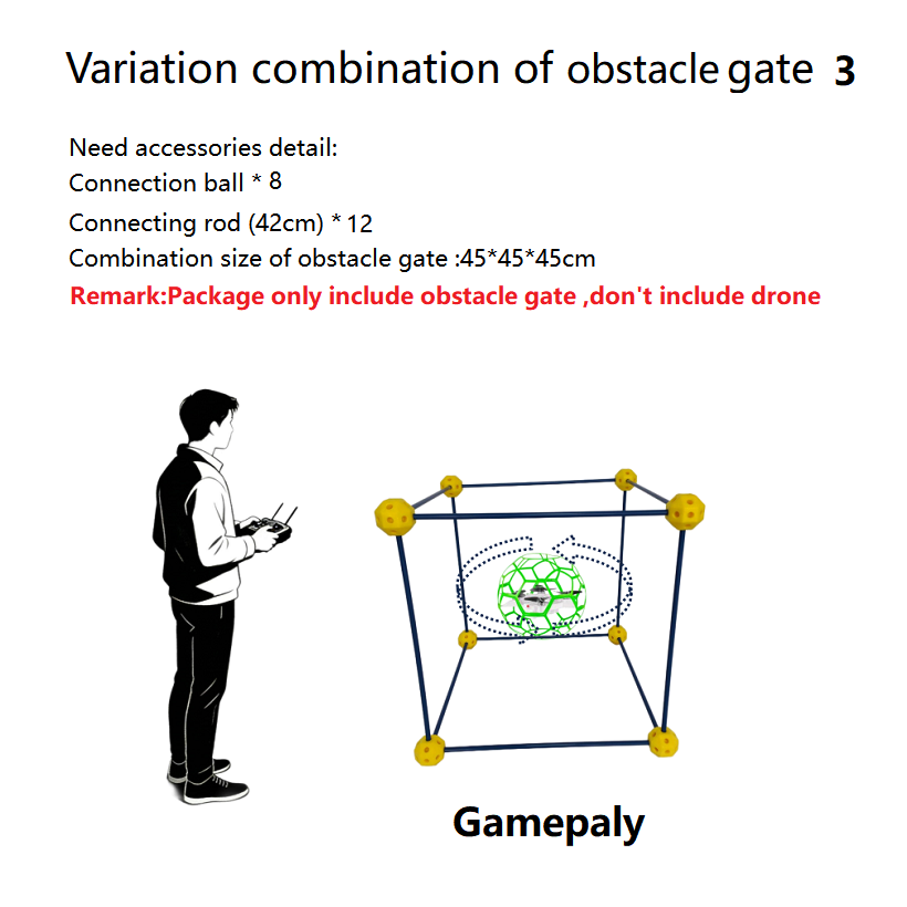 Racing Obstacle Gate Goal Ligh - огляд і ціна Drone Racing Gate